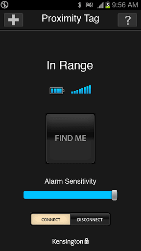 Kensington Proximity Tag App