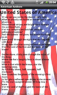 American National Anthem