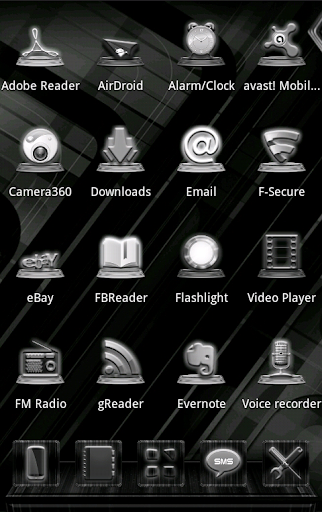 NEXT LAUNCHER WHITESTYLE THEME