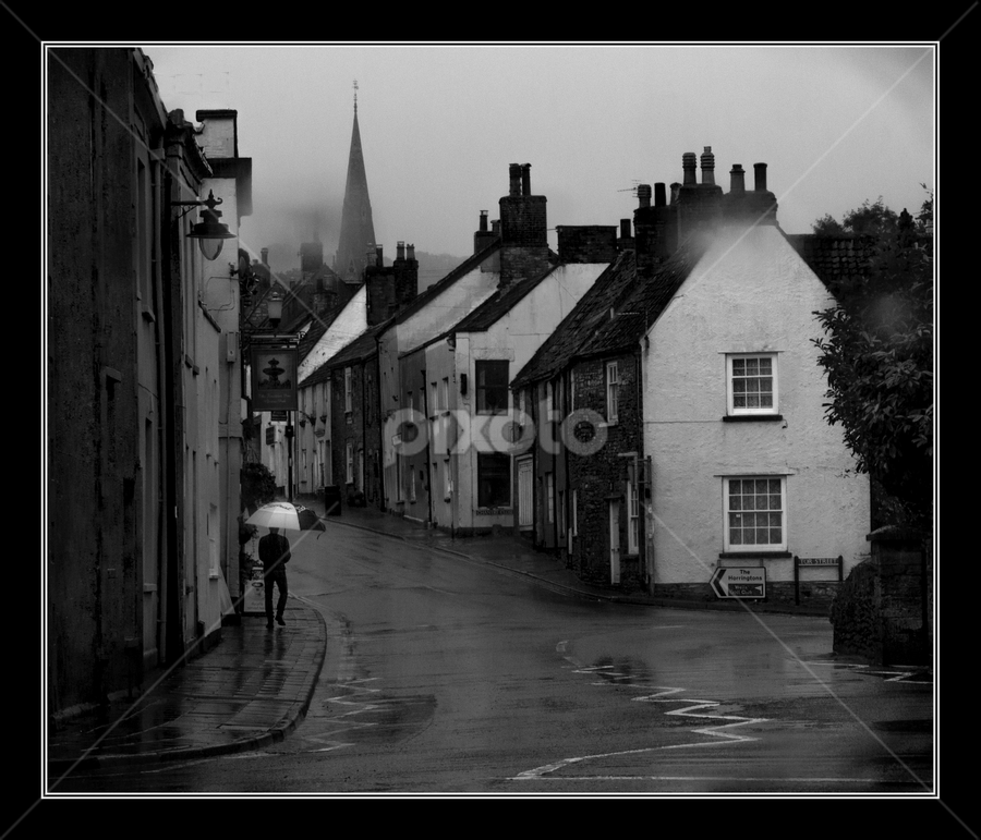 Grey Day by Jack Hardin - City,  Street & Park Street Scenes