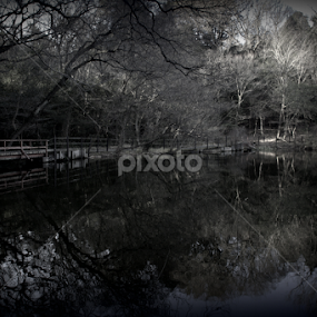 Dark River by Nurhuda Aprilianto - Black & White Landscapes