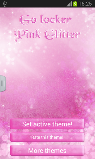 免費下載個人化APP|GO Locker Pink Glitter app開箱文|APP開箱王