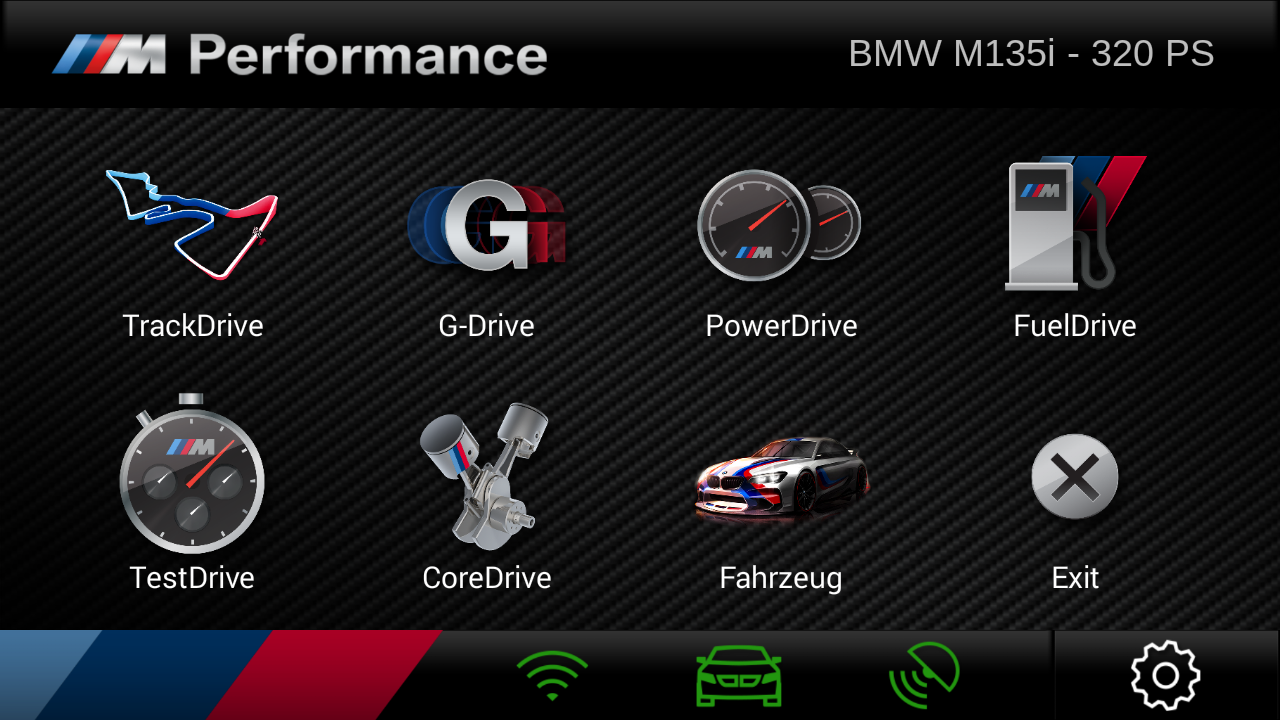 Android application M Performance Drive Analyser screenshort