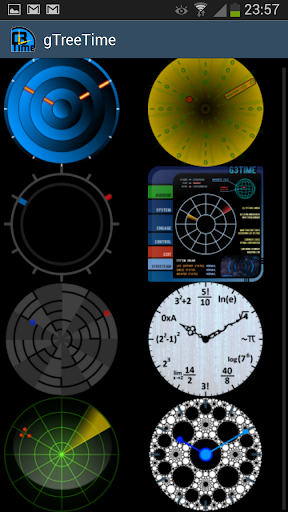 g3time - set 3 - clock widget