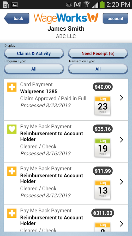 EZ Receipts Android Apps on Google Play