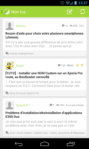 Forum FrAndroid beta