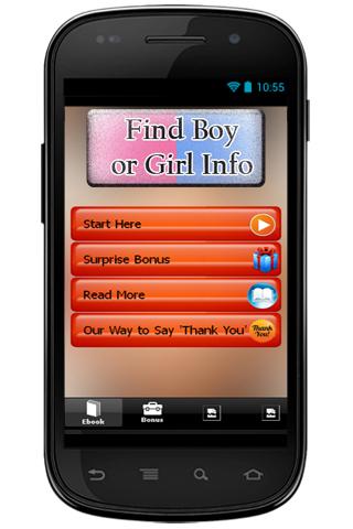Find Boy Or Girl Information