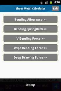 Free Sheet Metal Calculator APK for Android