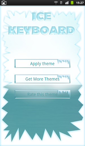 Ice Keyboard Theme