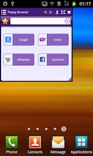 Lastest Purple Popup Browser APK for Android