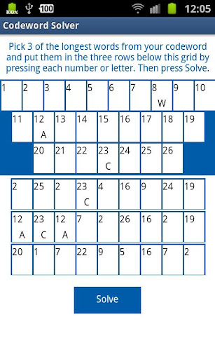 【免費娛樂App】Codeword Solver-APP點子