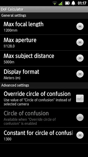 【免費攝影App】DoF Calculator-APP點子