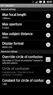 How to mod DoF Calculator lastet apk for android