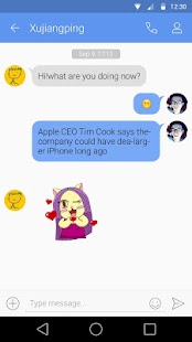 Download GO SMS PRO LADY CAT STICKER APK for Android