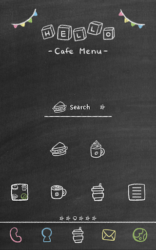 cafe menu board dodol theme