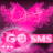 GO SMS Pro Theme Pink Heart mobile app icon