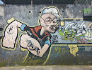 Mural Popeye El Marino