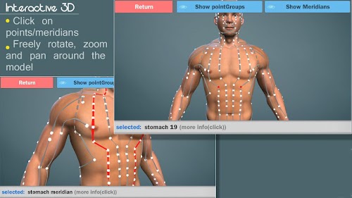 Android application Easy Acupuncture 3D-MED screenshort