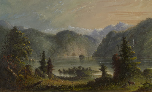 Lake Scene - Alfred Jacob Miller (American, 1810-1874) — Google Arts ...