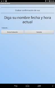 Control de horas NFC Screenshots 1
