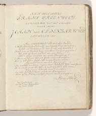 Gedicht op het zwaard waarmee Johan van Oldenbarnevelt in 1619 zou zijn onthoofd