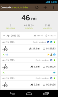 Runtastic Mountain Bike PRO - screenshot thumbnail