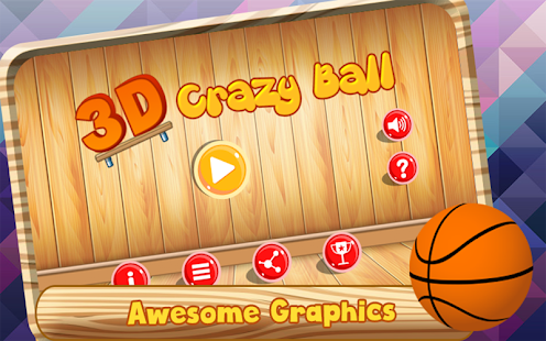 3D Crazy Ball : Physics Game