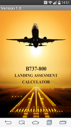 B737-800 Landing Calculator