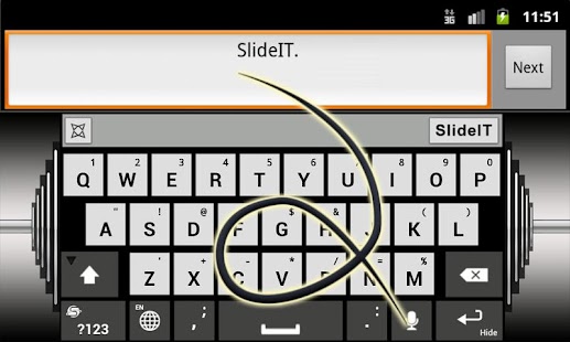 Lastest SlideIT Moon Rock Skin APK for Android