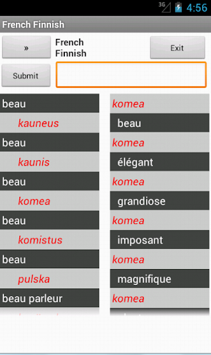 Finnish French Dictionary