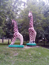 Giraffes in Ostrovsky Park