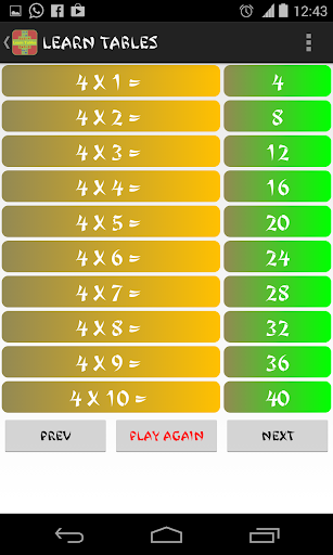 【免費教育App】Learn Multiplication Table Pro-APP點子