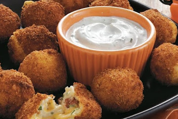 Cheesy Potato Bites with Ranch Dip