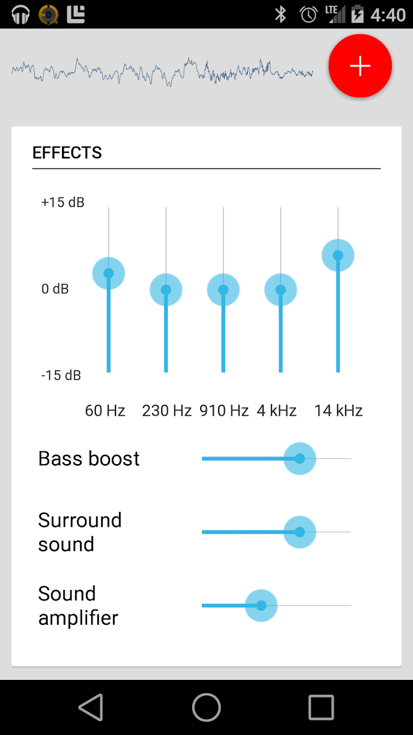 Equalizer Screen 3