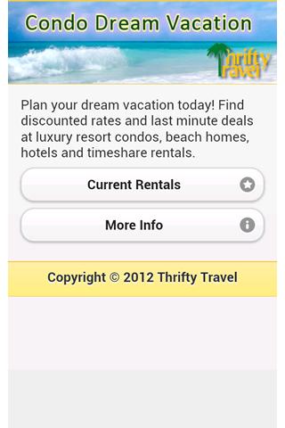 Thrifty Travel Condo Vacations
