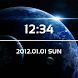 LiveWallpaper Earth Clock