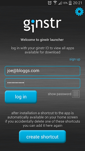 ginstr launcher