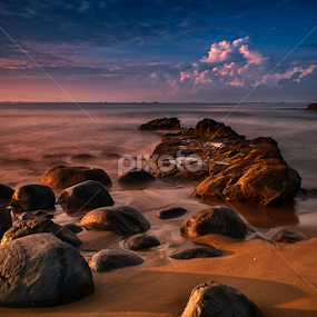 Rocks at KarangHawu by Aditya Permana - Landscapes Beaches
