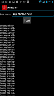 Anagram Words Screen 2