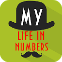 My life in numbers - test mobile app icon