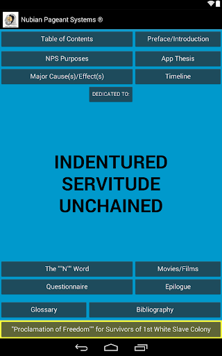 【免費教育App】Indentured Servitude Unchained-APP點子