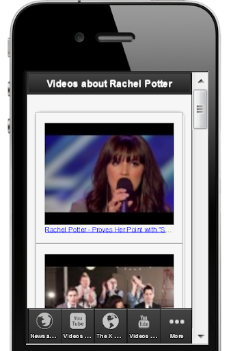 【免費媒體與影片App】Rachel Potter XFactor USA 2013-APP點子