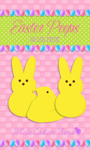 Easter Peeps Theme Go SMS