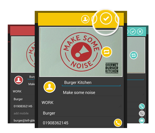 CardClip Business Card Screen 3