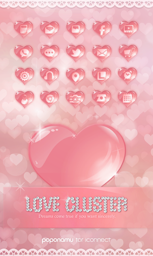 Love Cluster icon theme