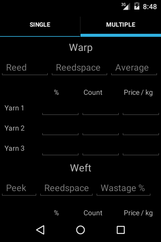 Textile Costing Calculator