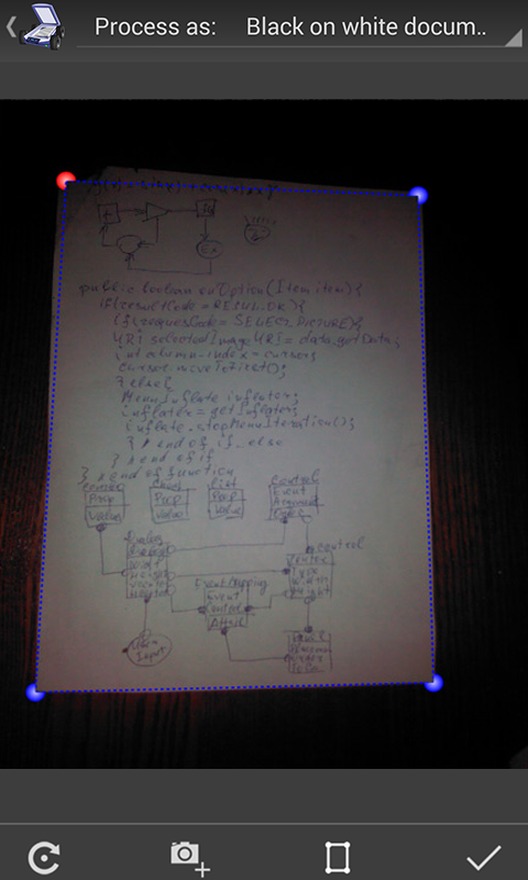 Android application Mobile Doc Scanner (MDScan) + OCR screenshort