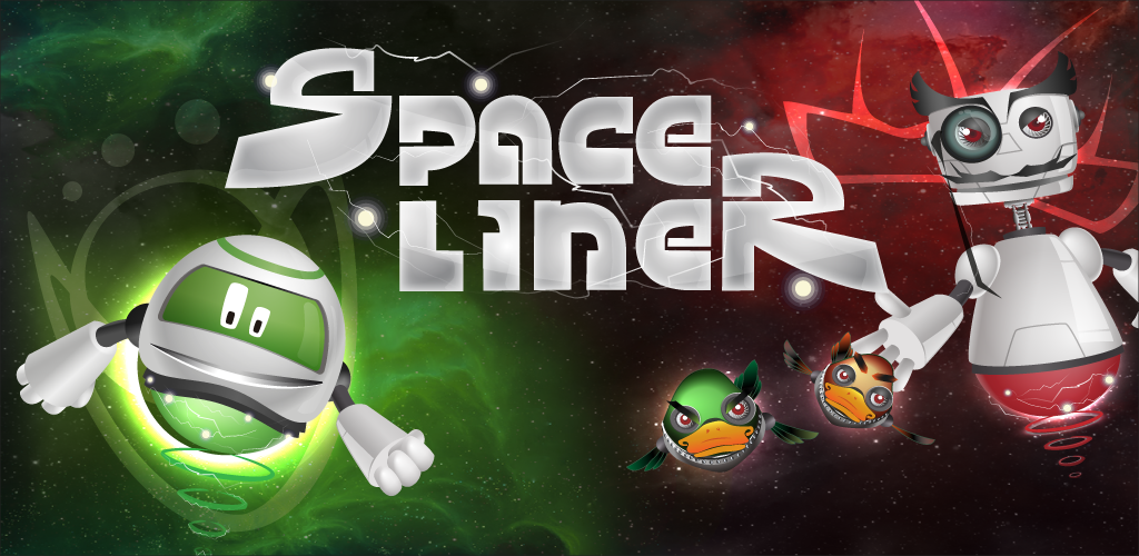 Space line. Liner Android. Cosmic Bugs.