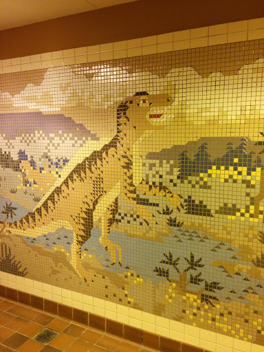 Rest Area Dinosaur Mural 