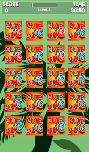 CUTE ANIMALS MEMORY GAME